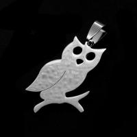 Stainless Steel Pendants Owl original color Sold By PC