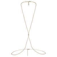 Body Chain Jewelry Stainless Steel fashion jewelry & for woman & with rhinestone Sold By PC