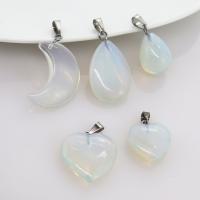 Ciondoli in opale mare, mare opale, Forma diversa per scelta & DIY, bianco, Venduto da PC