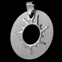 Stainless Steel Pendants Sun original color Sold By PC