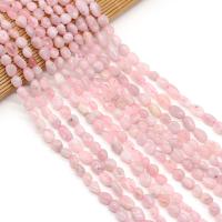 Natürliche Rosenquarz Perlen, Klumpen, DIY, Rosa, 6-8mm, verkauft per 38 cm Strang