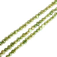 Cultured Baroque Freshwater Pearl Beads Nuggets 7-8mm Approx 0.8mm Sold Per 15 Inch Strand