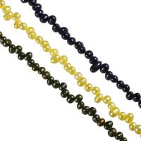 Barock odlad sötvattenspärla pärlor, Freshwater Pearl, blandade färger, Grade A, 7-8mm, Hål:Ca 0.8mm, Längd 14 inch, 10Strands/Bag, Säljs av Bag