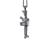 Stainless Steel Pendants Gun plated 85mm Sold By PC