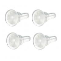 Silicone Ear Nut Component clear nickel free Sold By PC