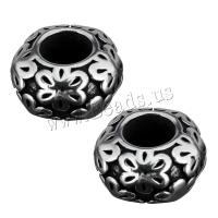 Stainless Steel Large Hole Beads original color Approx 5.5mm Sold By Lot
