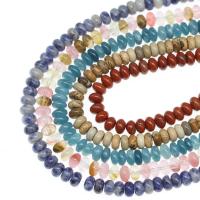 Perles de pierres précieuses mixtes, pierre gemme, abaque, DIY, plus de couleurs à choisir, 5x8mm, Vendu par 38 cm brin