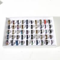 Stainless Steel Finger Ring Unisex mixed colors US Ring .5 Sold By Box