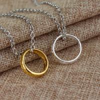 Zinc Alloy Pendants ring shape plated Unisex nickel lead & cadmium free Sold By PC