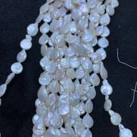 Perle perline Keishi coltivate d'acqua dolce, perla d'acquadolce coltivata naturalmente, Irregolare, bianco, 12-13mm, Venduto da filo