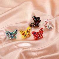 Acrylic Finger Ring Butterfly vintage & fashion jewelry & for woman Sold By PC