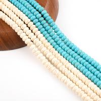 Turquoise Beads Abacus polished DIY Sold Per 38 cm Strand