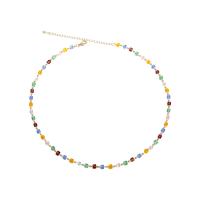 Crystal Choker with Brass for woman multi-colored Length 35.5 cm Sold By PC