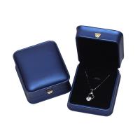 Leather Necklace Box PU Leather dustproof Sold By PC