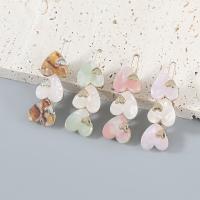 Hair Clip Zinc Alloy with Resin Heart plated fashion jewelry & for woman Sold By PC
