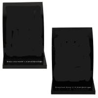 Пластиковая подставка для демонстрации сережек, пластик, разные стили для выбора, черный, продается PC