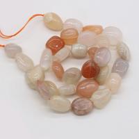 Moonstone Beads, Månesten, Uregelmæssig, naturlig, du kan DIY, blandede farver, 10-12mm, Solgt Per 38 cm Strand