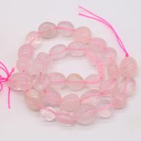 Grânulos de quartzo rosa natural, Irregular, naturais, DIY, rosa, 10-12mm, vendido para 38 cm Strand