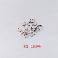 304 Stainless Steel Open Jump Ring plated & DIY Sold By Bag