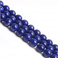 Natural Lapis Lazuli Beads Round polished DIY blue Sold Per 38 cm Strand