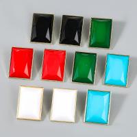 Zinc Alloy Stud Earring with Plank fashion jewelry & for woman Sold By Pair