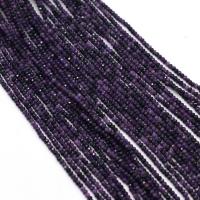 Perline fluorite, Viola Fluorite, abaco, naturale, DIY & sfaccettati, colori misti, 2x3mm, Venduto per 38 cm filo