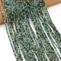 Turchese africano perla, abaco, naturale, DIY & sfaccettati, colori misti, 2x3mm, Venduto per 38 cm filo
