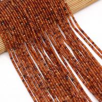 Natural Red Agate Beads Abacus DIY & faceted mixed colors Sold Per 38 cm Strand