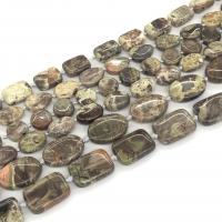 Naturlig Galen agat pärlor, polerad, DIY, blandade färger, Såld Per 38 cm Strand