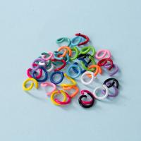 De Open Ring van de Sprong van het ijzer, moffelen vernis, DIY, meer kleuren voor de keuze, 100pC's/Bag, Verkocht door Bag
