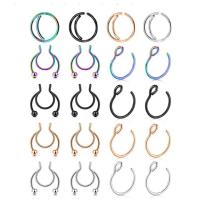 Stainless Steel Nose Piercing Jewelry plated Unisex 7mm Sold By Set