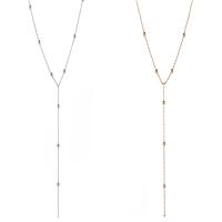Collar de cadena de latón, metal, chapado, para mujer, más colores para la opción, longitud 42 cm, Vendido por UD