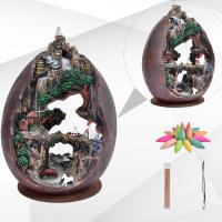 Backflow Incense Burner Resin for home and office Sold By PC
