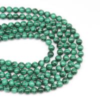 Malakit perler, Runde, du kan DIY, grøn, Solgt Per 38 cm Strand