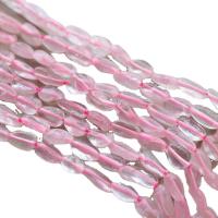 Perline di quarzo rosa naturale, Irregolare, DIY, rosa, 8x10mm, 36PC/filo, Venduto per 39 cm filo