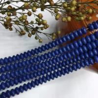 Rondelle Crystal Beads Abacus polished DIY Capri Blue Sold Per 38 cm Strand