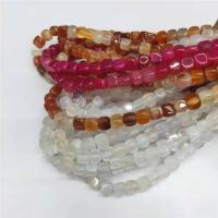Agate Beads Cube polished DIY Sold Per 38 cm Strand