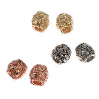 Zinc Alloy European Beads Round DIY Sold By PC