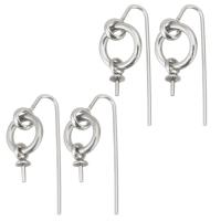 Stainless Steel Hook slangetje, Roestvrij staal, mode sieraden & verschillende grootte voor keus & voor vrouw, oorspronkelijke kleur, Verkocht door pair