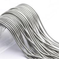 Titanium Steel Lánc, különböző méretű a választás & kígyó lánc, az eredeti szín, Által értékesített m