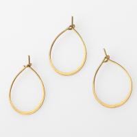 Brass Hoop Earring Components for woman original color Sold By PC