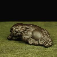 Tea Pet Decoration Purple Clay plated for home and office & durable Sold By PC