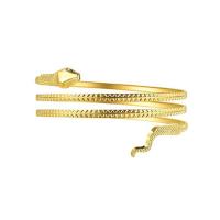 Zinc Alloy Bangle Snake plated Unisex 85mm Sold By PC