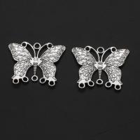 Zinc Alloy Connector Butterfly 3/5 loop original color 28mm Approx Sold By Bag