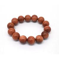 Natural Goldstone Beads Round DIY Sold By PC
