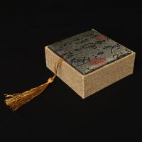Pluszowe pudełko na bransoletkę, Aksamitne pudełko, Kwadrat, mieszane kolory, 100*10*40mm, sprzedane przez PC