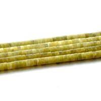 Gemstone Jewelry Beads Natural Stone Flat Round polished grass green Sold Per Approx 15.35 Inch Strand