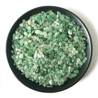 chips de pedras preciosas, Morango Quartz, não porosa, verde, 8-12mm, vendido por Bag