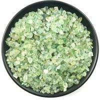 chips de pedras preciosas, Prehnita, não porosa, verde, vendido por Bag