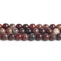 Natural Jade Beads Purpie Jade Round polished fuchsia Sold Per Approx 14.6 Inch Strand